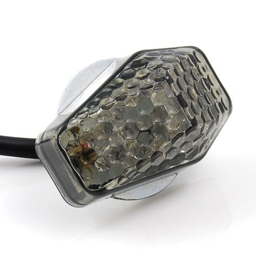 ANZIO 15 Amber LED Flush Mount Smoke Turn Signal Indicator Blinker Light Universal For Motorcycle Sport Street Racing Bike - Image 2