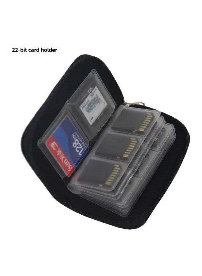 Generic Kf Slr Camera Micro Single Card/card Memory Card Mobile Phone Card Digital Storage Finishing Bag Set-Body Color:22-bit Card Holder Orange  - Image 3