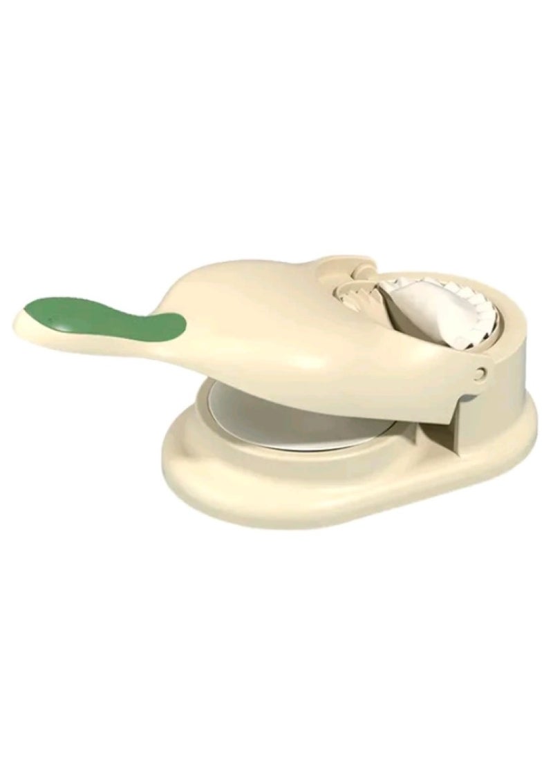 Denx - 2 in 1 Dumpling Maker, Manual Dumpling Maker with Tortilla Mold and Pizza Dough Press - Universal Fit Hand Press for Dumpling Maker, DIY Dough Shaping, Turn Dumpling Making into a Work of Art - Image 1