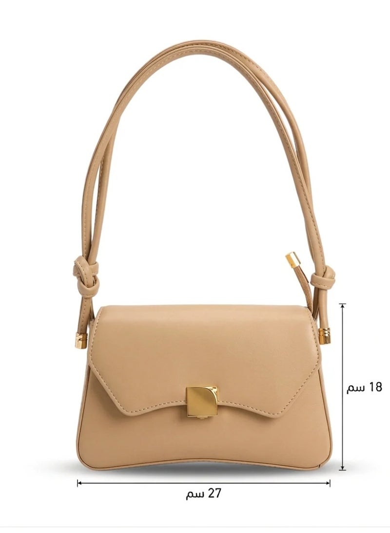 Crossbody Bag with stylish metal buckle BA-64
