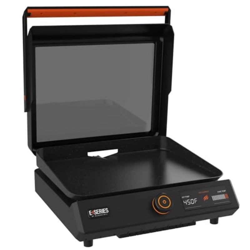 E-SERIES 17-INCH TABLETOP ELECTRIC GRIDDLE WITH NON-STICK COOKING SURFACE AND ADJUSTABLE TEMPERATURE CONTROL - Image 1