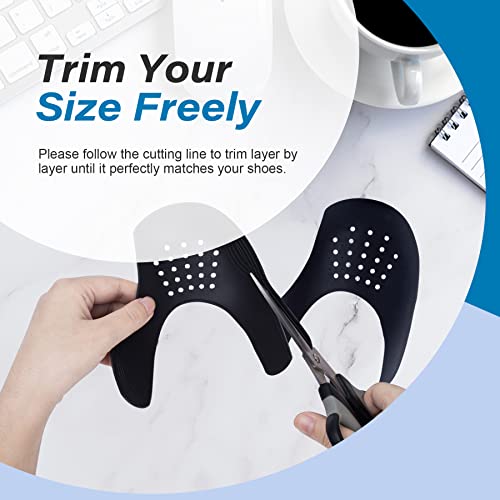 YOLOPARK 4 Pairs Creases Protector for Shoe Sneakers:AF1s,Dunks and More, Anti Creases Protector for Men's 7.5-13 Women 5-8.5 - Image 5