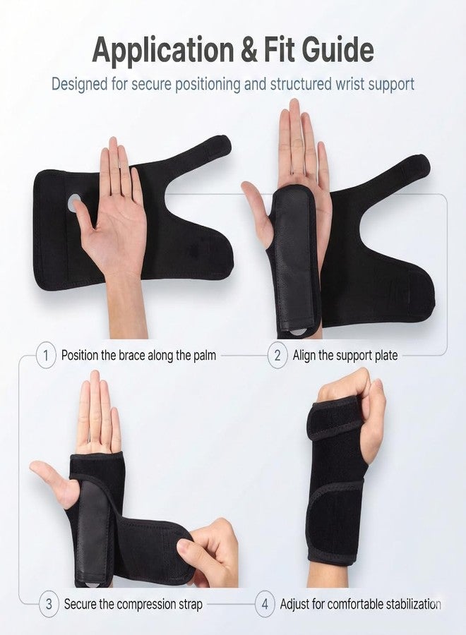 Cetaplast Orthopedic Wrist Splint with Metal Stay – Rigid Support Brace for Carpal Tunnel Syndrome, Fractures & Forearm Pain Left Hand - Image 5