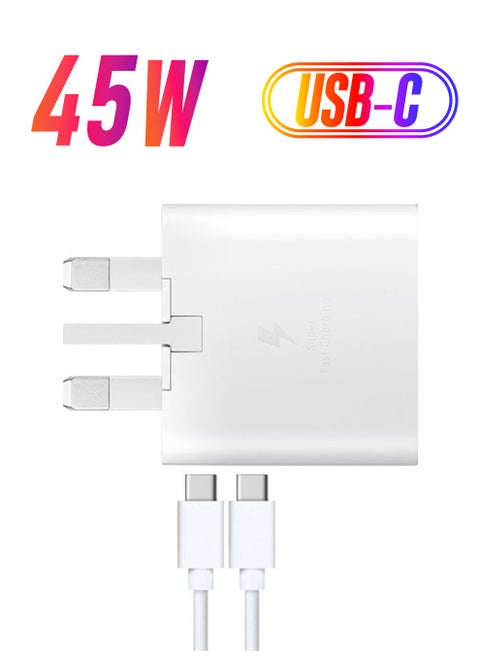 compatible Samsung USB C Charger and Plug, 45W PD3.0&PPS Wall Fast Charger with 3.3FT Type C Fast Charging Cable Adaptor Compatible for Samsung Galaxy S22/S21+/S21 fe 5G/S20 Ultra/Z Flip 3/Z Fold 3 5G