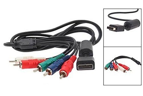 Cuziss Premium High Resolution AV Cable 3 Analog AV Multi Out to Component Cable for Playstation 3 PS3, Playstation 2 Ps2 - Image 5