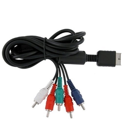 Cuziss Premium High Resolution AV Cable 3 Analog AV Multi Out to Component Cable for Playstation 3 PS3, Playstation 2 Ps2 - Image 2
