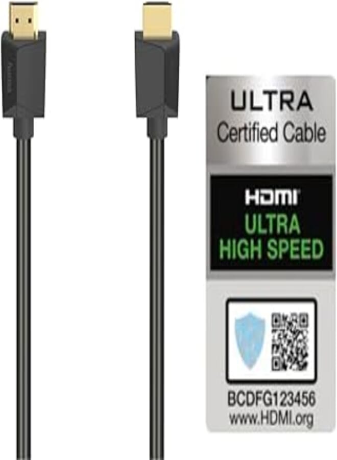 Hama ultra high speed hdmi cable, 8k, 1.0 m