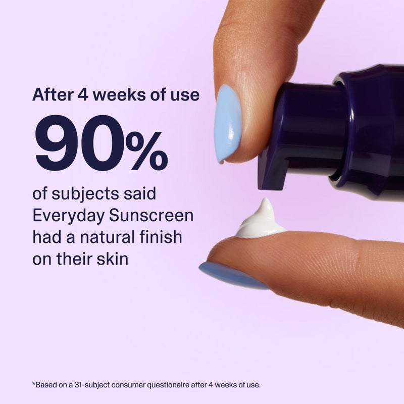 Curology Everyday Sunscreen for Face, SPF 30 Mineral Sunscreen Face Moisturizer with Zinc Oxide, Minimizes White Cast, Non-Greasy Finish, 2.02 fl oz - Image 4