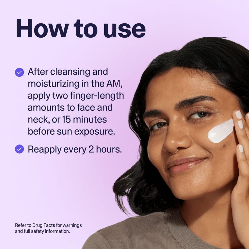 Curology Everyday Sunscreen for Face, SPF 30 Mineral Sunscreen Face Moisturizer with Zinc Oxide, Minimizes White Cast, Non-Greasy Finish, 2.02 fl oz - Image 5