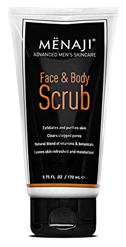 Menaji MËNAJI Face & Body Scrub - Exfoliating Mens Face Wash and Body Scrub - Deep Clean for Sensitive Skin - All Natural Skin Care - 5.75 Fl Oz - Image 5