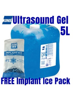 KONIX Ultrasound Gel 5000ml and 1 pc ARC Ice Instant Ice Pack in Bundle  - Image 1