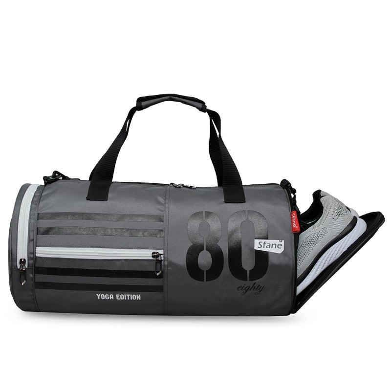 SFANE Gym Bag/Duffle Bag/Sports Bag/Shoulder Bag/Sports Bags/Gym Bags for Men & Women (Jet Black) - Image 1
