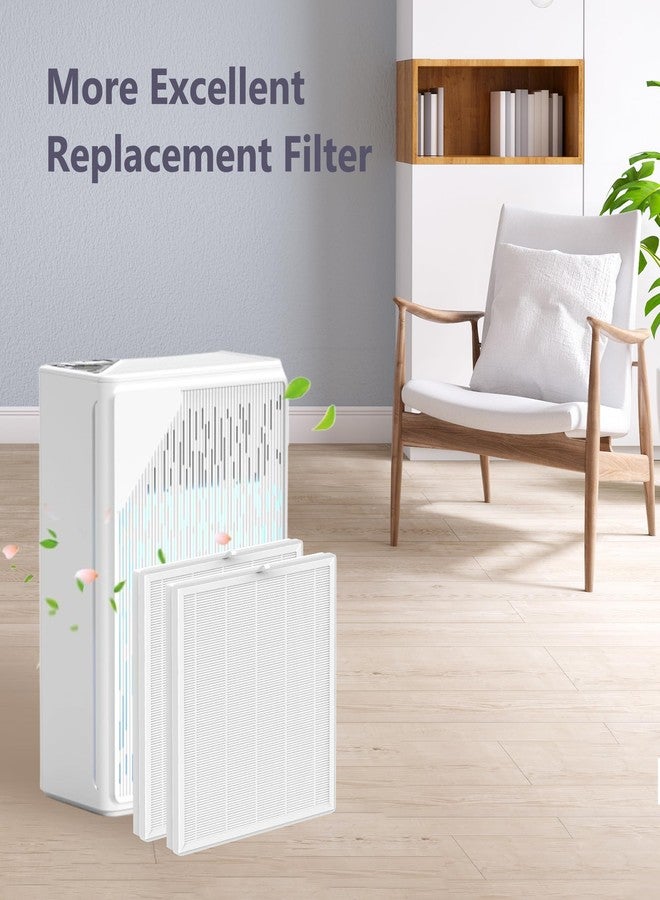 CFKREYA Replacement Filter Compatible with LAMPICK Cleaner-A6 Air Purifier, 4-in-1 Air Filter Replacement, 2 Pack - Image 2