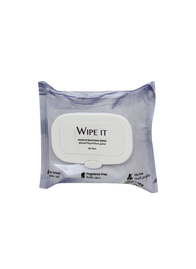 Wipe It - Makeup Removing Wipes, 25 Wipes - Image 1