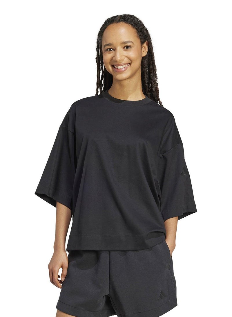 Adidas Soft Lux Oversized Tee - Image 1