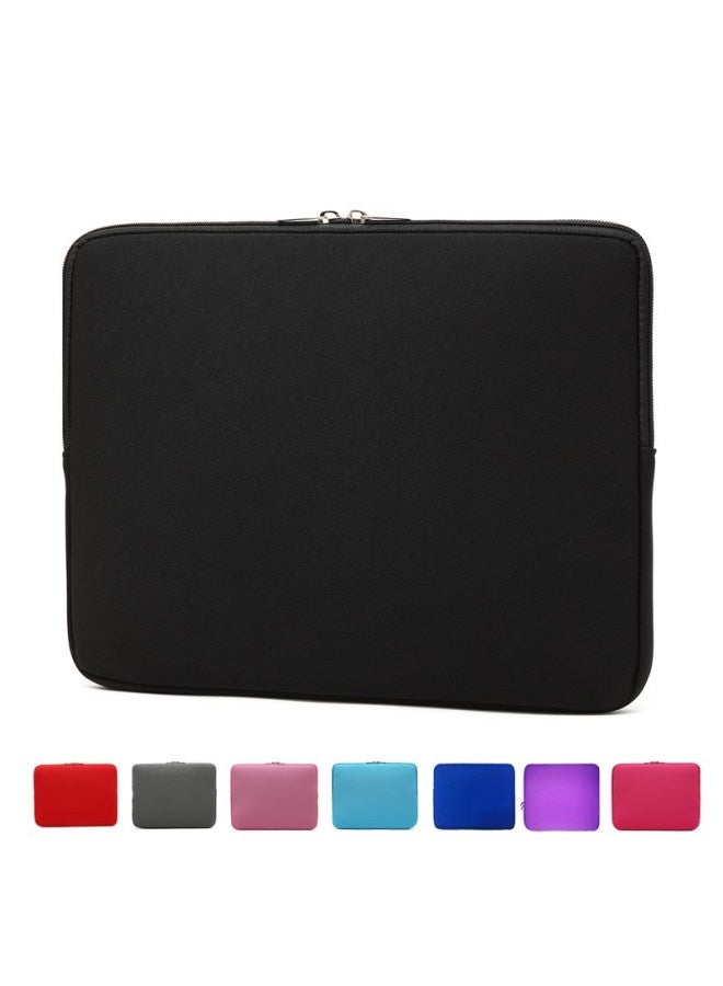 Computer Bag Leather Goods Women's Bag Handbag Tote Casual Large Capacity Shoulder Fashionable-Color:Diving Material Wine Red-Dimensions:15 Inch
