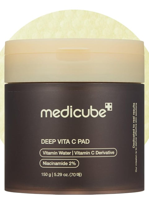 Deep Vita C Pads, Niacinamide 2%, 70 Pads (5.29oz)