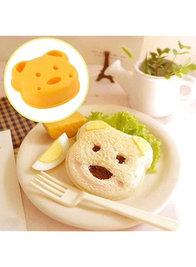 Bear Shape Sandwich Mold Cutter,Bread Shapers Maker for Kids