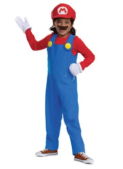 Party Centre Mario Costume for Kids, Official Super Mario Bros Costume and Accessories for Children  - Image 4