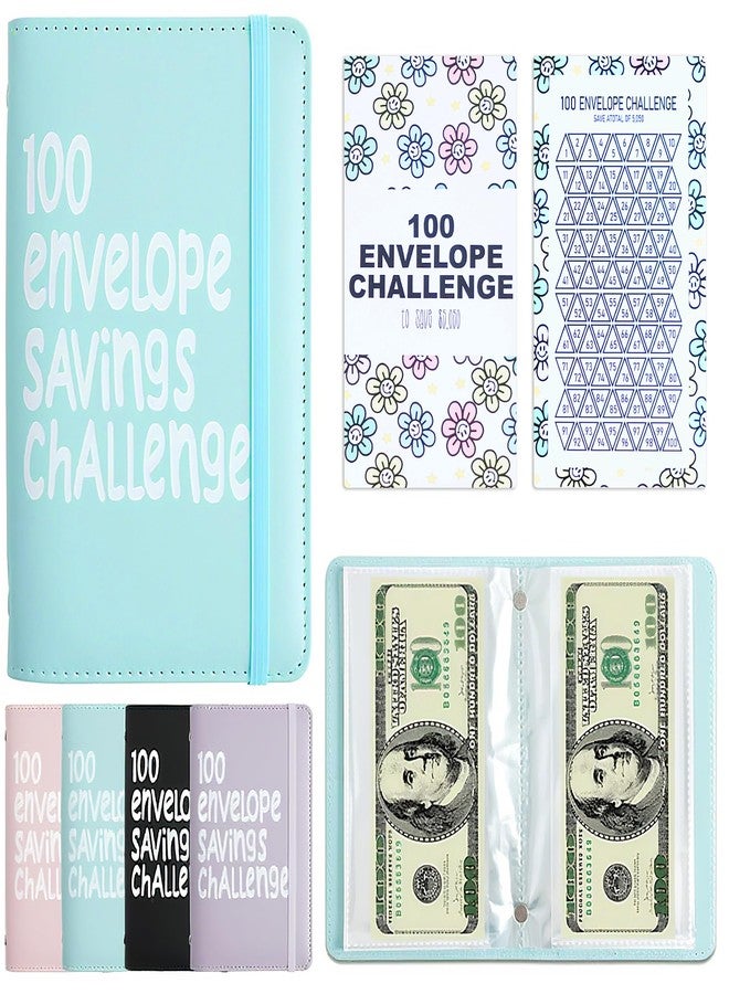 APMFHO 100 Days Money Saving Challenge Coin Envelope Budgetstorage Book, Money Saving Binder, Easy and Fun Way to Save $10,000 or $5,050, Money Saving Challenge with Family, Friends, Bestie - Image 1