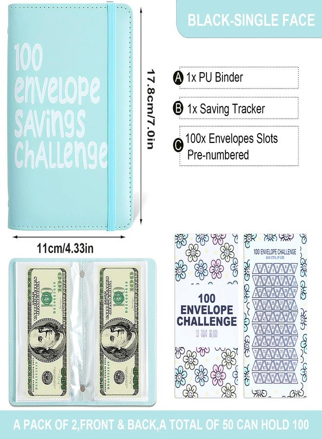 APMFHO 100 Days Money Saving Challenge Coin Envelope Budgetstorage Book, Money Saving Binder, Easy and Fun Way to Save $10,000 or $5,050, Money Saving Challenge with Family, Friends, Bestie - Image 2