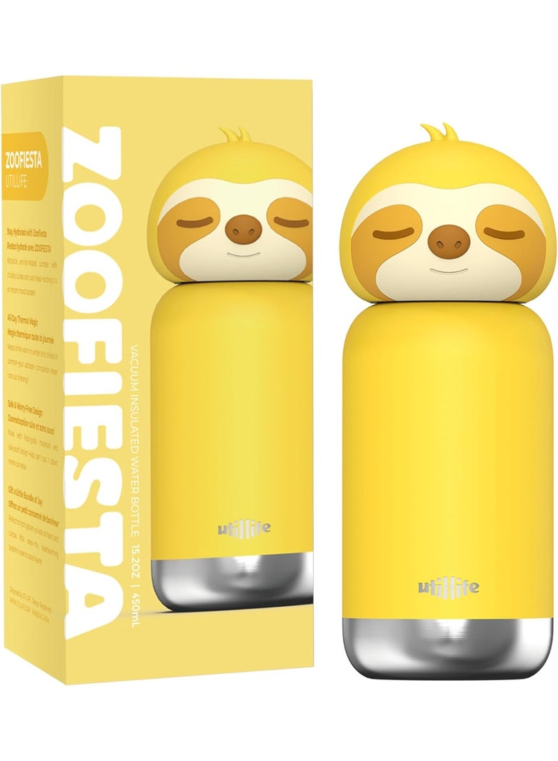 Utilife Zoofiesta Kids  - Sloth Design - Leak-Proof & BPA-Free - Image 1