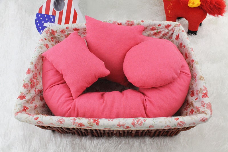 Newborn Colorful Posing Pillows Photography Props watermelon red