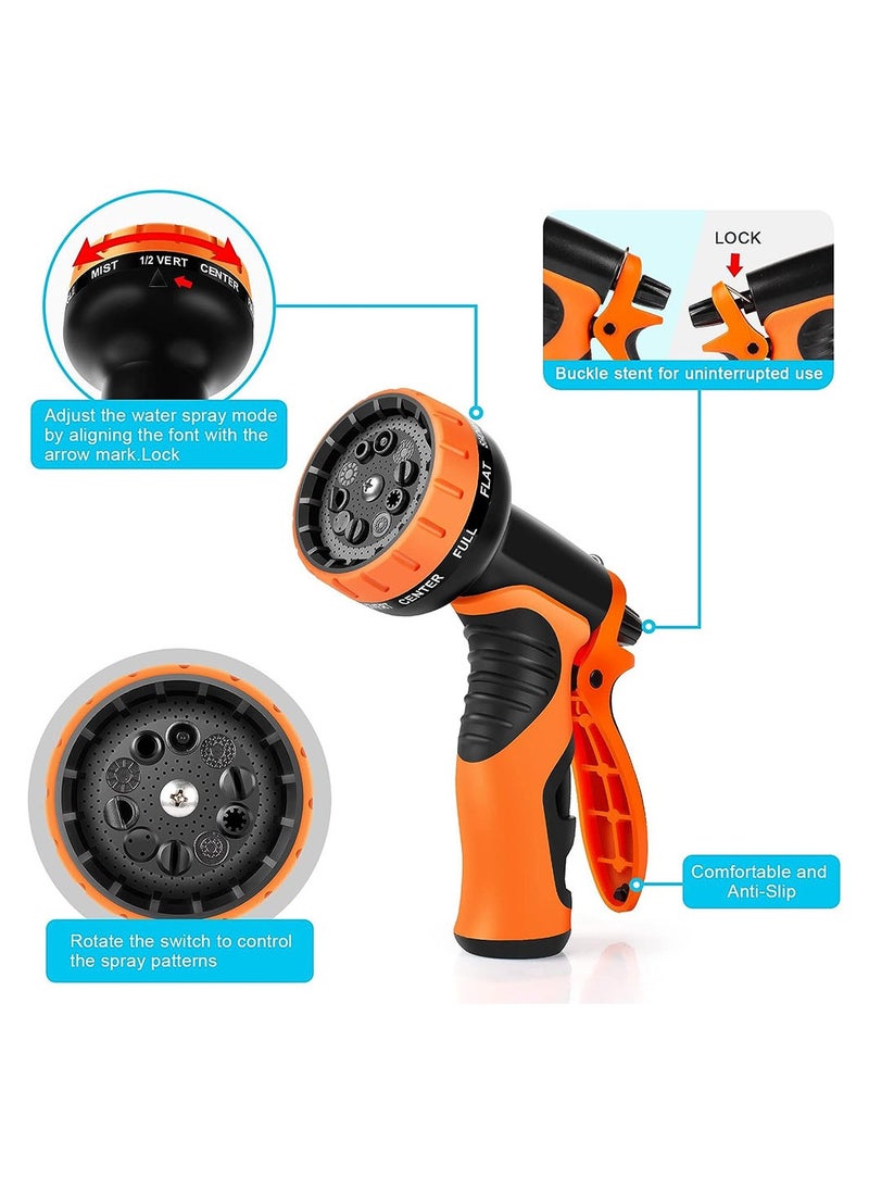 Cool Baby - 100ft Expandable Garden Hose U ULTTY Lightweight Leakproof Water Hose with 10 Function Nozzle No-Kink with 3/4 inch Brass Fittings 2500D Durable Outdoor Yard Hose for Garden Car Wash Pet Bathing - Image 1