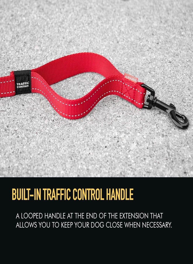 EzyDog Soft Trainer Dog Leash with Traffic Control Handle - Reflective Stitching for Nighttime Safety and Superior Strength and Comfortability for Training Large to Medium Dogs (72”, Black) - Image 4