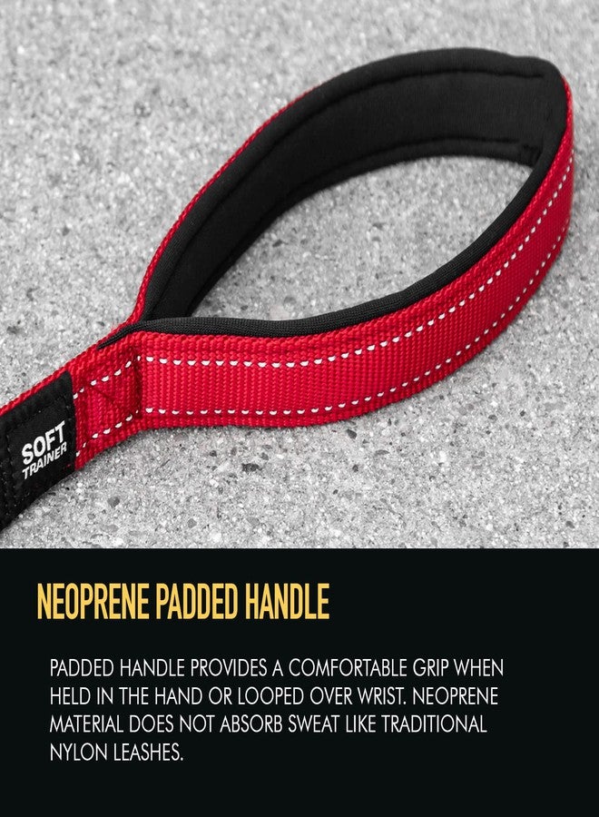 EzyDog Soft Trainer Dog Leash with Traffic Control Handle - Reflective Stitching for Nighttime Safety and Superior Strength and Comfortability for Training Large to Medium Dogs (72”, Black) - Image 5