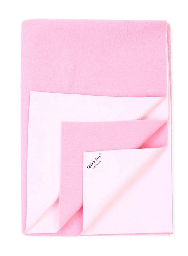 Quick Dry Baby Bed Protector (Small Pink) - Image 1