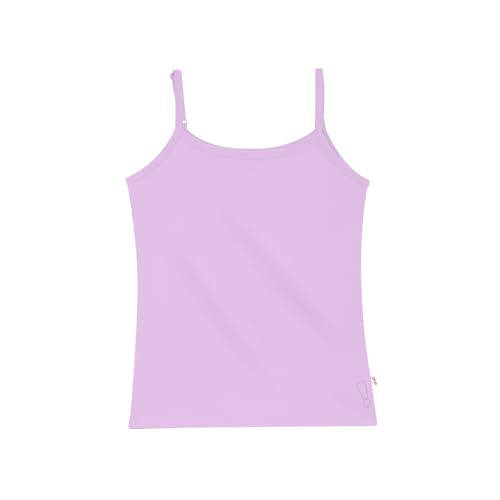 YouGotPlanB Cotton Padded Camisole | Pack of 1 | Ages 8-16 Years | Built-in Light Padding | Full Coverage | Perfect for School Lavender - Image 1