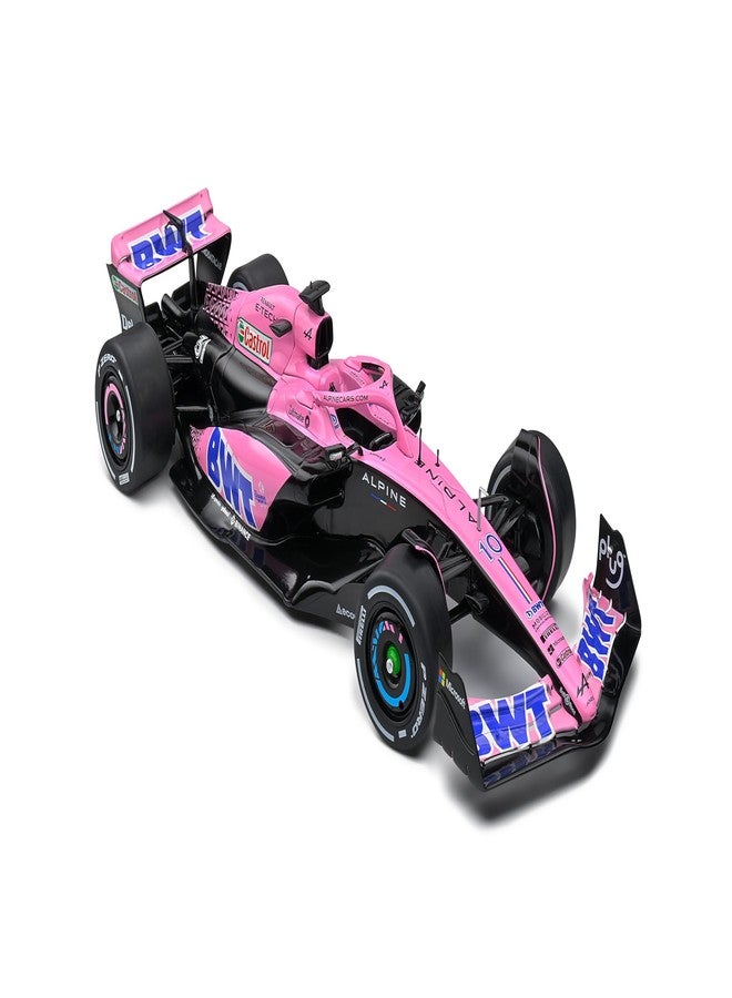 Solido 1:18 Scale Diecast - Alpine A523 Presentation Version Pink 2023 Model S1808806 - Image 3