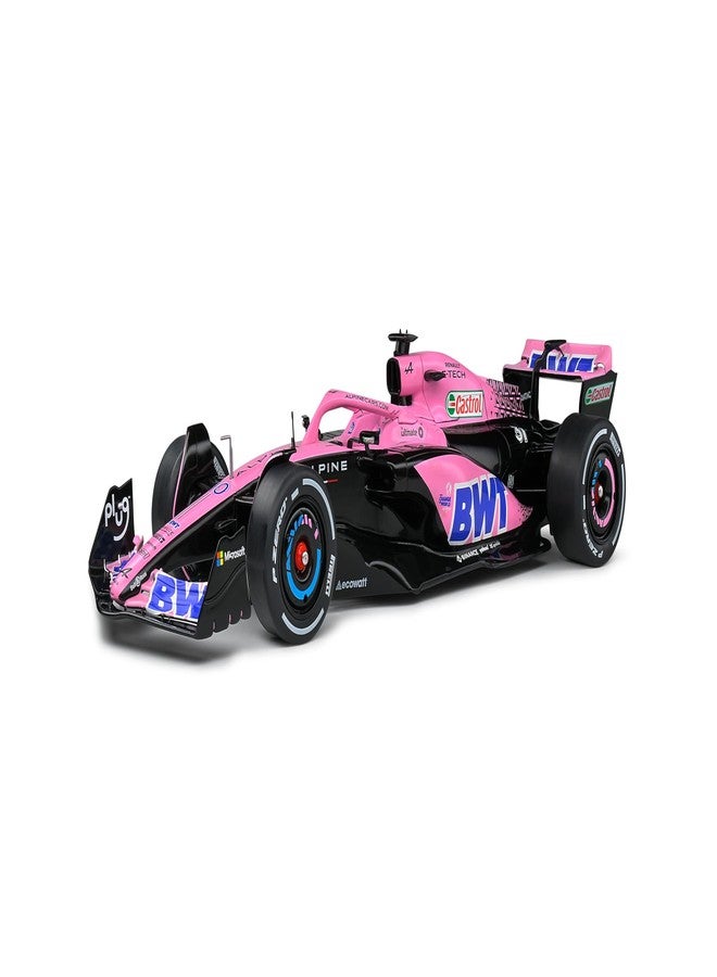Solido 1:18 Scale Diecast - Alpine A523 Presentation Version Pink 2023 Model S1808806 - Image 1