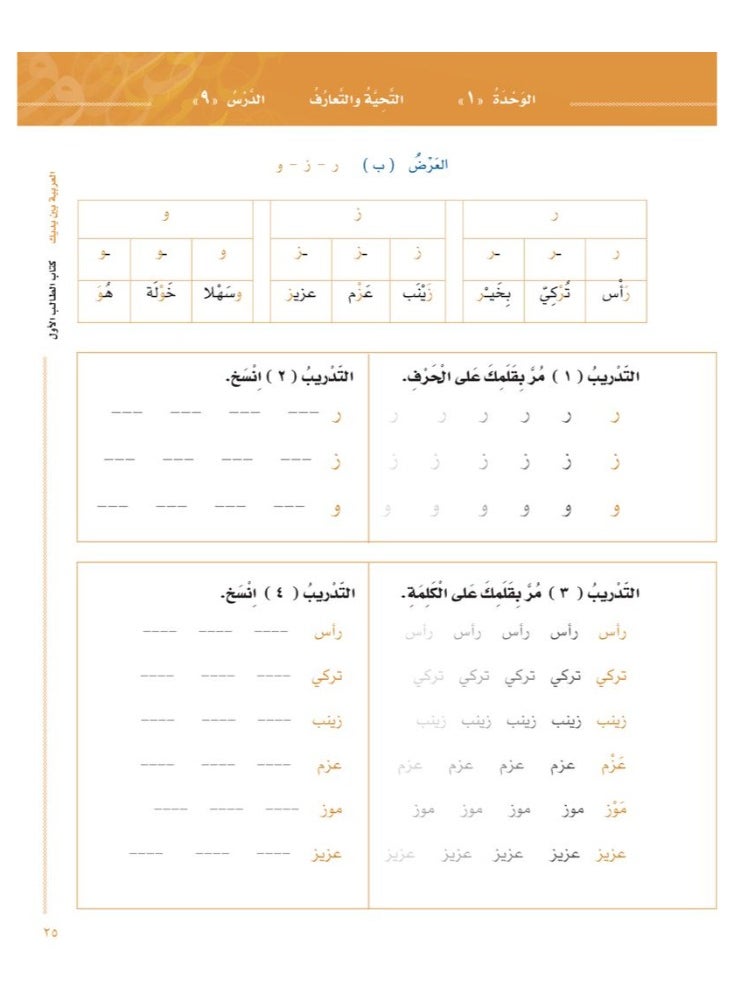 العربية للجميع - مجموعة من كتابين العربية بين يديك الاصدار الثانى من كتاب الطالب الاول - الجزء الاول والثانى - Image 1