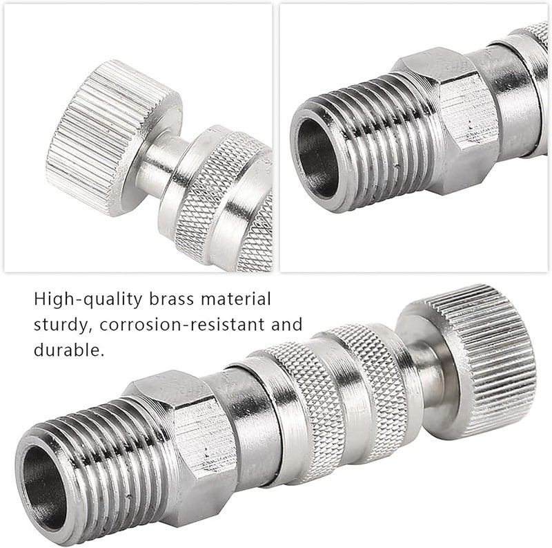 Brass Quick Connect Air Hose Fittings 1 4 Inch for Air Compressor - Image 3