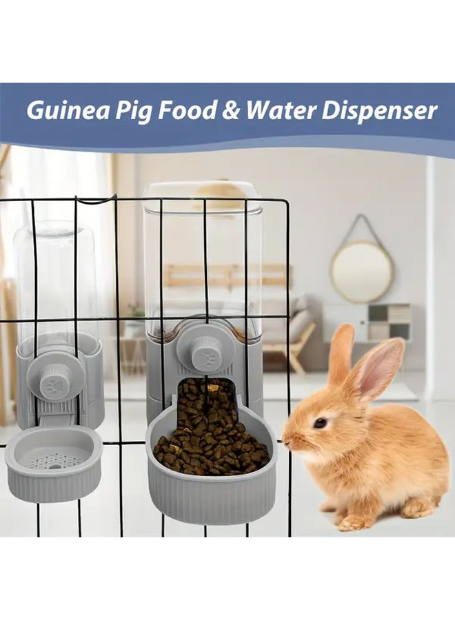 Automatic Gravity Feeder And Water Fountain For Rabbits Guinea Pigs Cats Small Dogs - Image 3