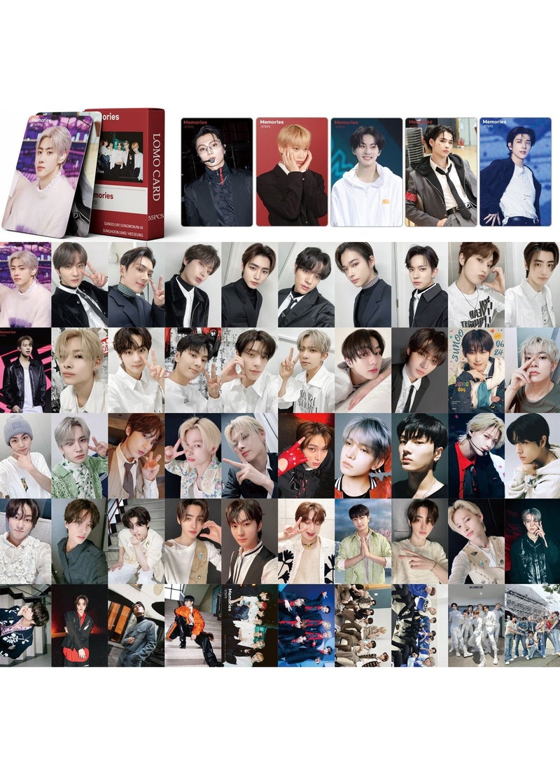 EHOME 55Pcs Enhypen Latest Photo Card Memories : STEP 2 Lomo Card - Image 2