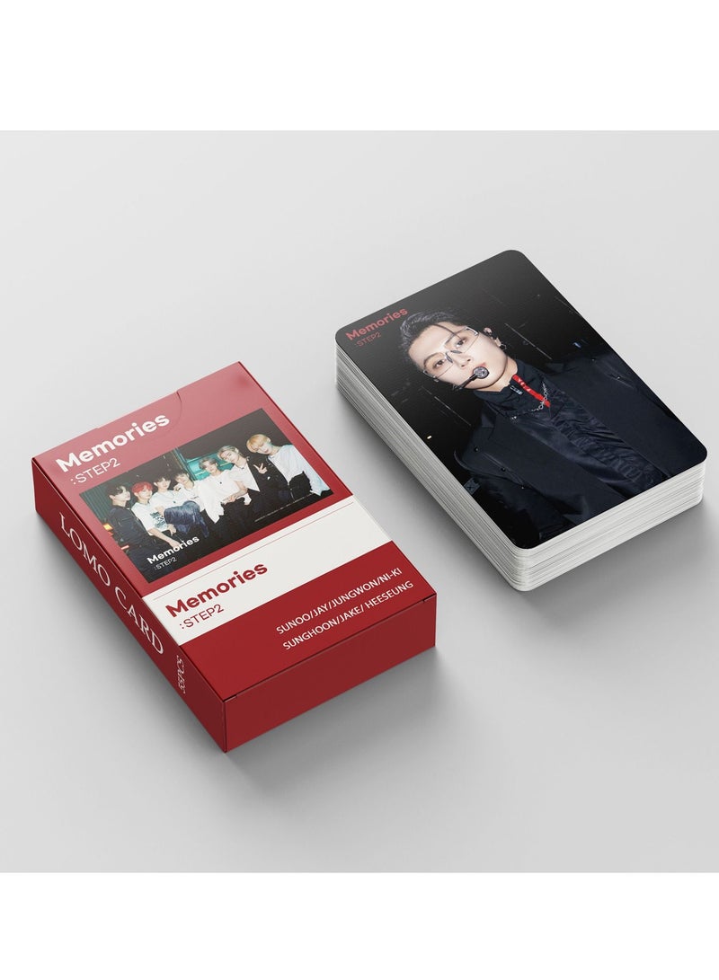 EHOME 55Pcs Enhypen Latest Photo Card Memories : STEP 2 Lomo Card - Image 5
