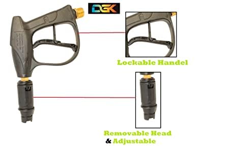 DGK HIgh Pressure Car Washer Gun Adjustable Flow Fit Most of the Car Washer - Image 5