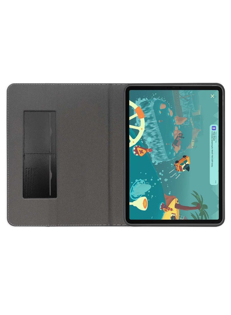 Cat - Cot PU Leather With Card Holder Flip Case Cover For Apple iPad Air 13 5G 2024 13 Inch Black  - Image 4