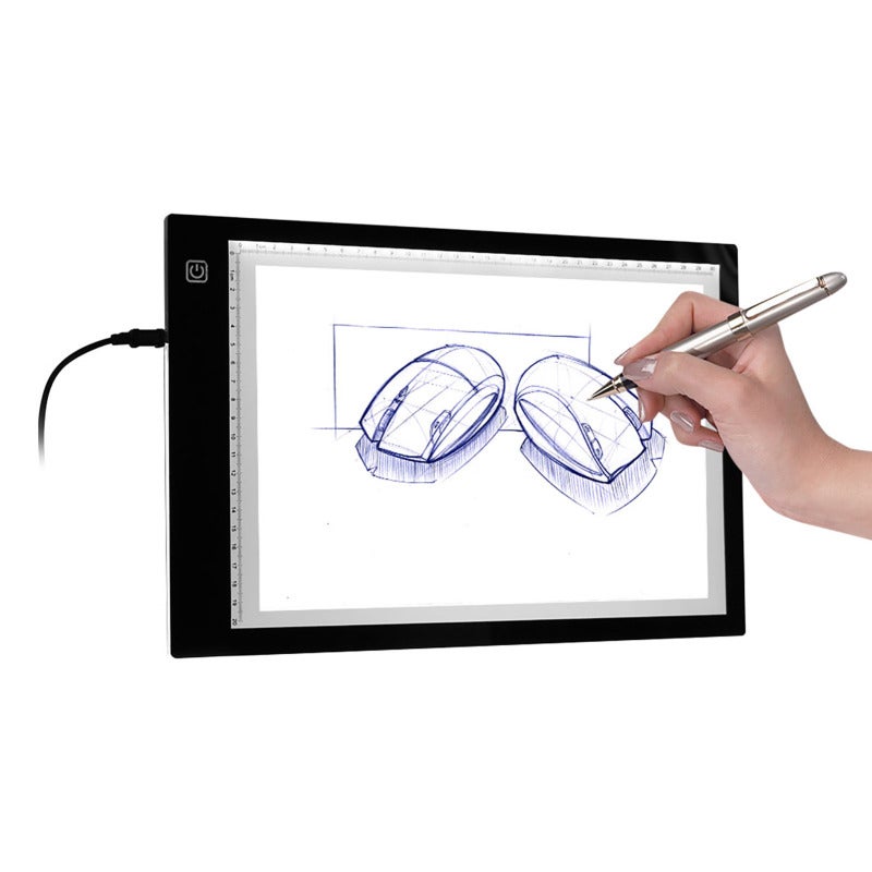 A4 Ultra-thin Light Pad Tracer USB Powered LED Artcraft Light Box Copy Board 3 Level Adjustable Brightness for Artists Drawing Sketching Animation X-ray Viewing - Image 1