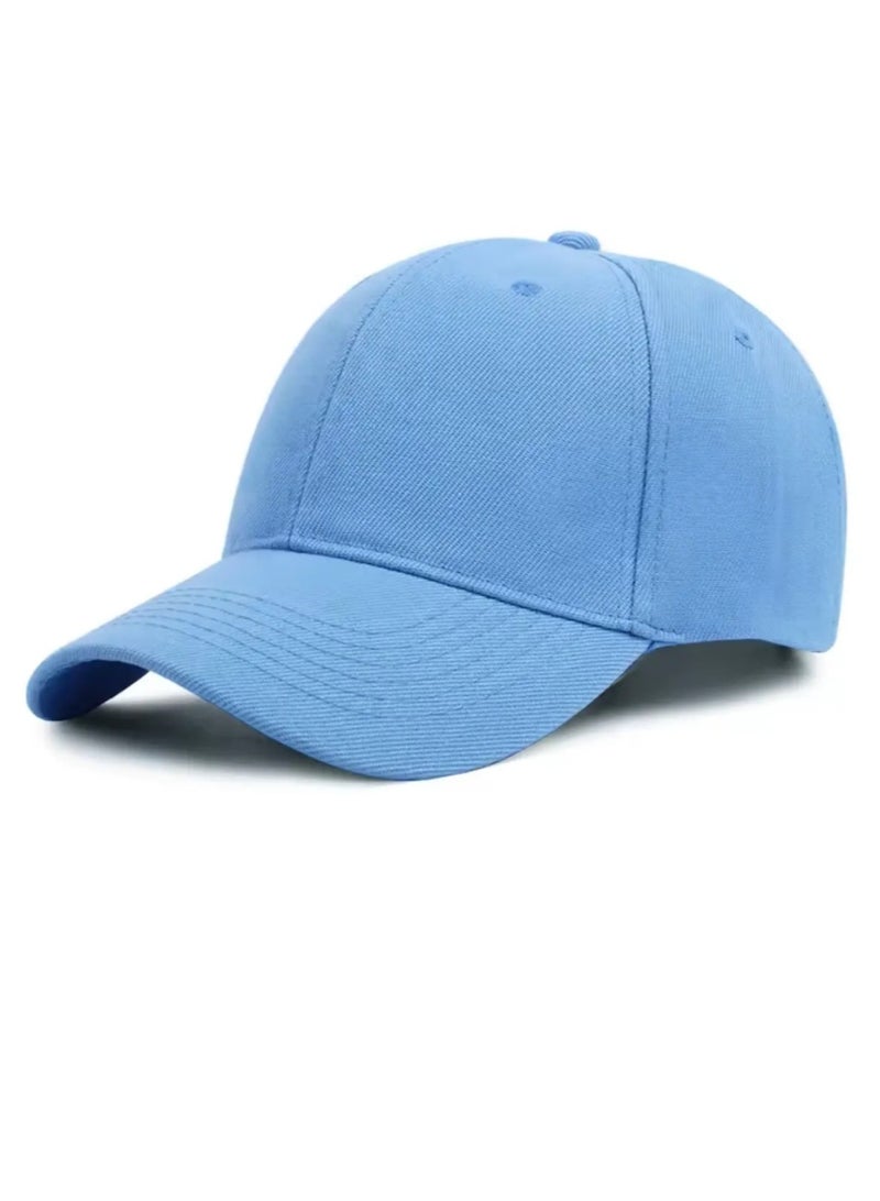 منخفض قبعة بيسبول رياضية للجنسين مع مشبك إغلاق قابل للتعديل