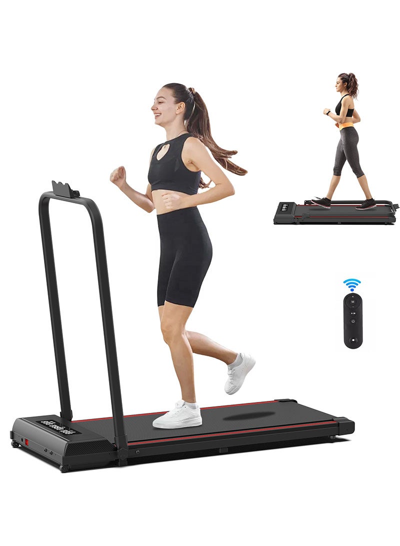 إي تي جي جهاز مشي منزلي قابل للطي بمحرك 0.75 حصان، سعة تحميل 110 كجم - هادئ، موفر للمساحة ومتعدد الوظائف - Image 1