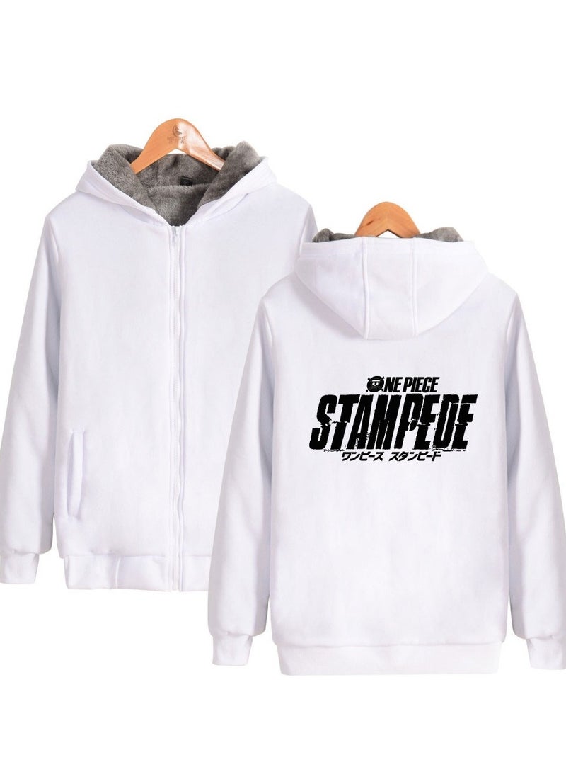 KUYING New One Piece Printed Zipper Sweatshirt Casual Sportswear  - Image 1