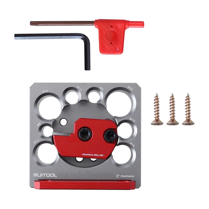 LOOM TREE ® Aluminum Alloy Adjustable Dowel Maker Wood Dowel for Electric Drill Hardwood | 1 Set Dowel Maker Jig Kits - Image 5