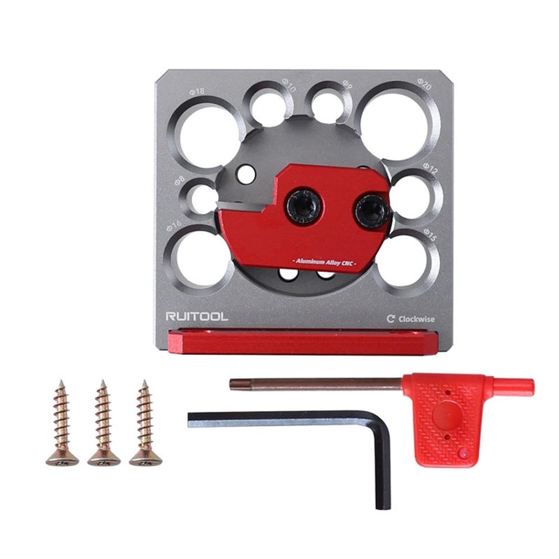 LOOM TREE ® Aluminum Alloy Adjustable Dowel Maker Wood Dowel for Electric Drill Hardwood | 1 Set Dowel Maker Jig Kits - Image 2