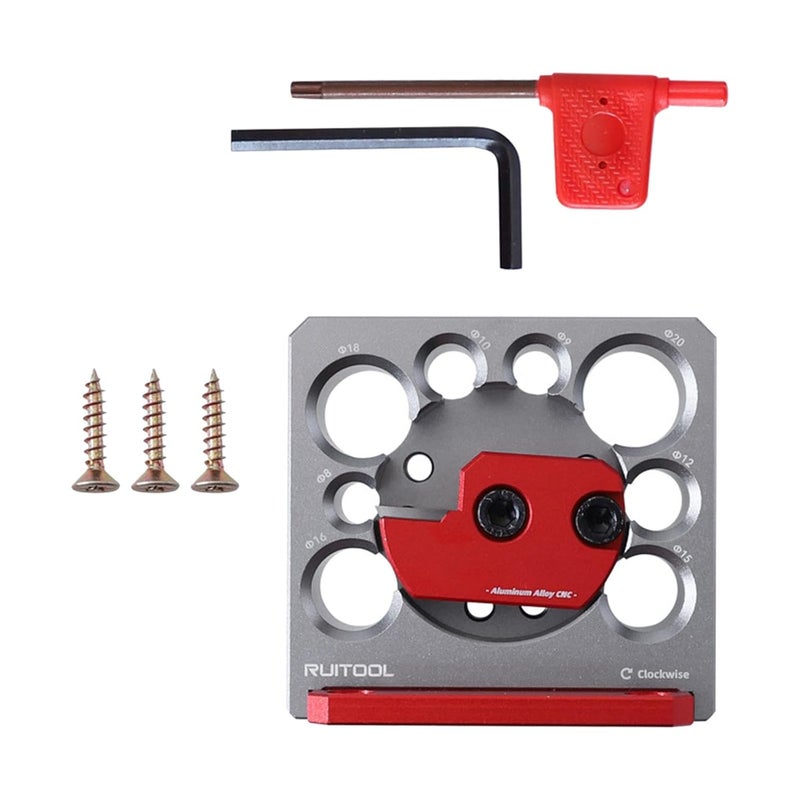LOOM TREE ® Aluminum Alloy Adjustable Dowel Maker Wood Dowel for Electric Drill Hardwood | 1 Set Dowel Maker Jig Kits - Image 4