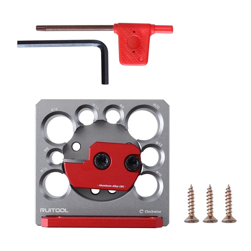 LOOM TREE ® Aluminum Alloy Adjustable Dowel Maker Wood Dowel for Electric Drill Hardwood | 1 Set Dowel Maker Jig Kits - Image 1