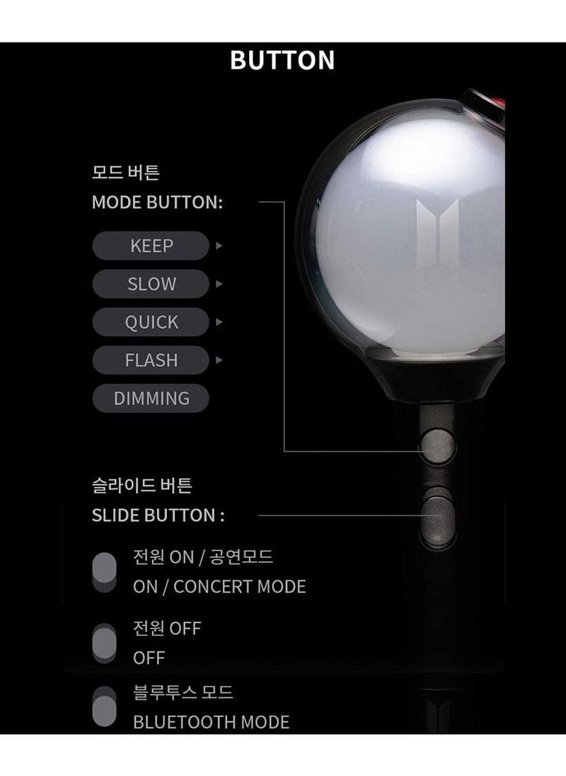 BTS - BTS Official Light Stick Map of the Soul Special Edition with Photocard Set Smartphone Controlled Changeable Lighting Modes for Home and Concert Use - Image 1